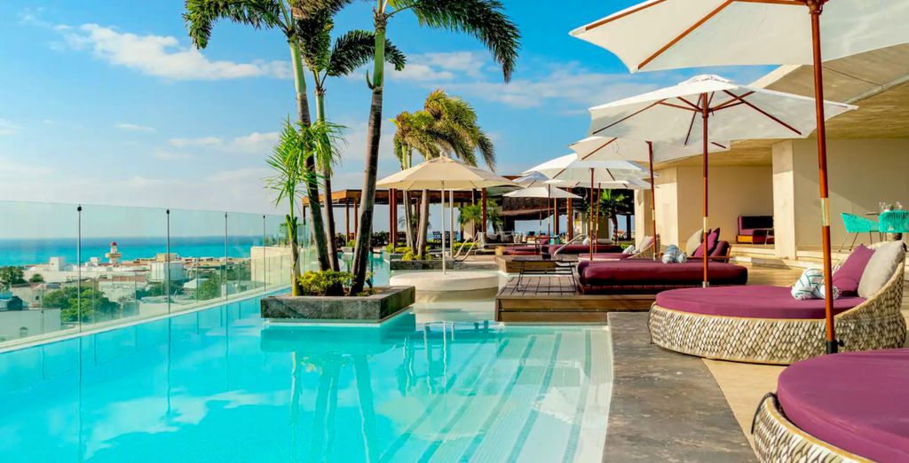Hyatt Centric Playa del Carmen rooftop zwembad