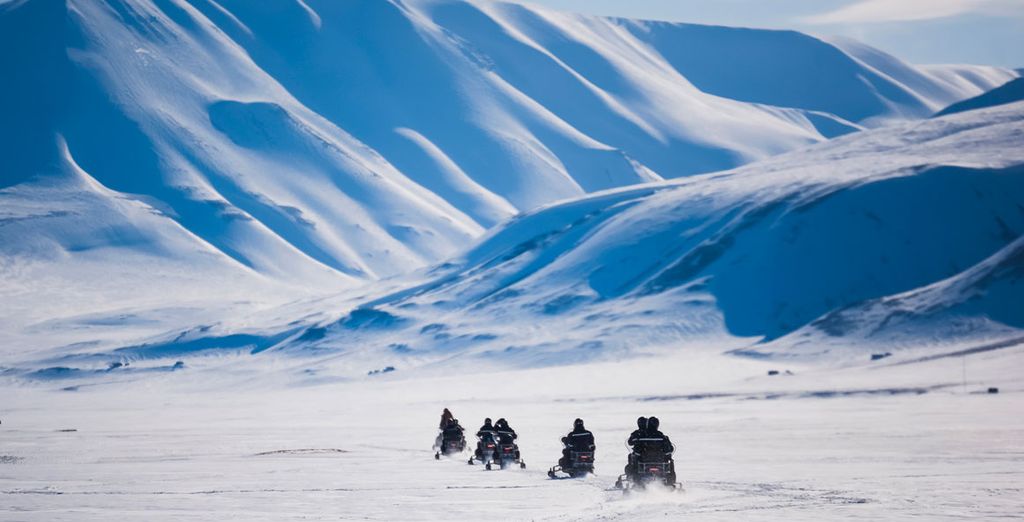 Expedición en moto de nieve Rovaniemi