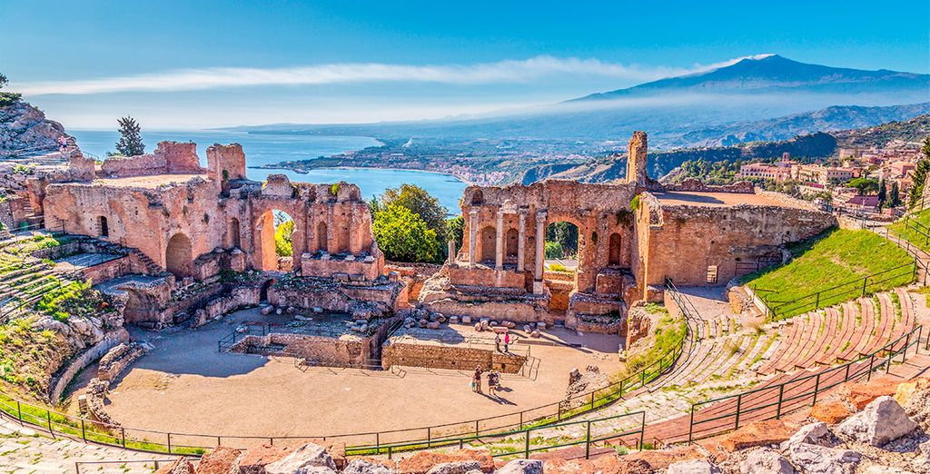 Paisajes de Sicilia con estancia en playa