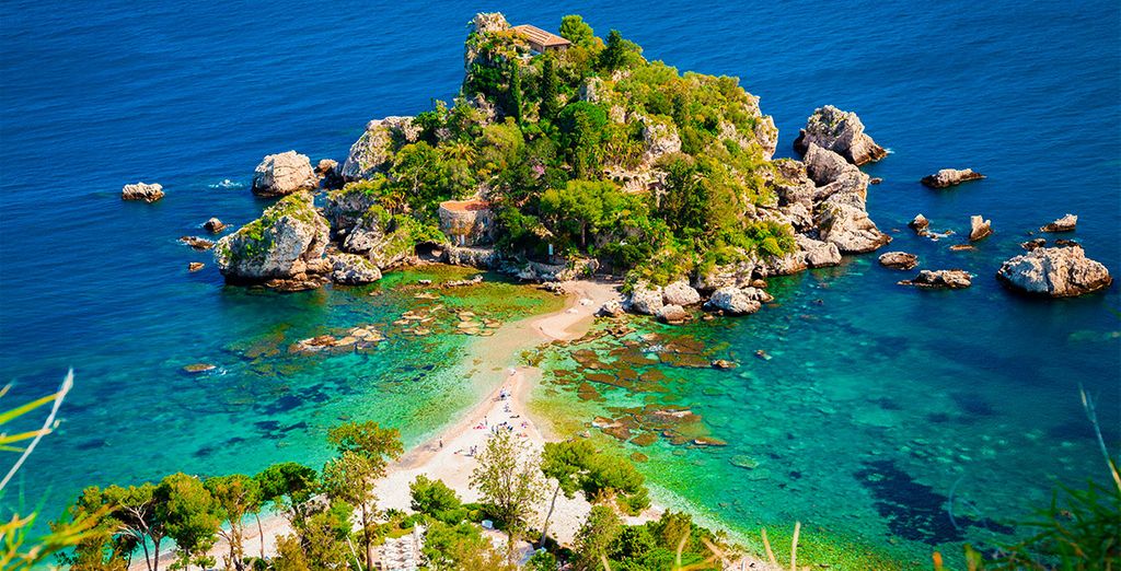 Paisajes de Sicilia con estancia en playa