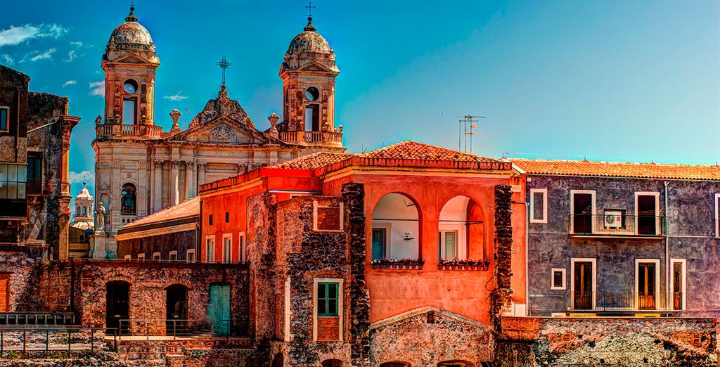 Paisajes de Sicilia con estancia en playa