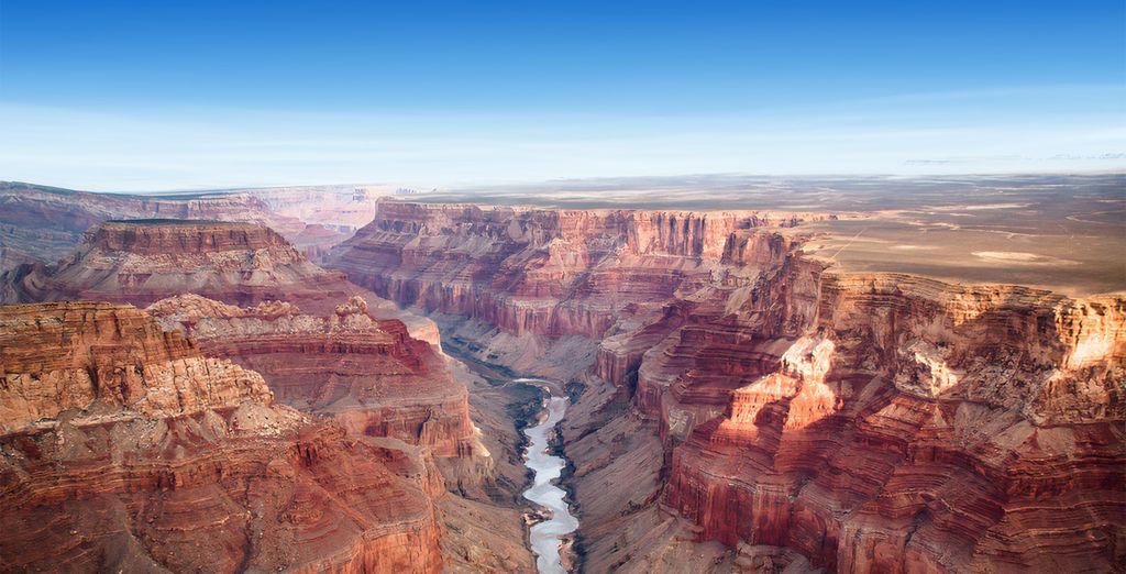 Le Grand Canyon vu du rebord sud, étape des road-trips au départ de Los Angeles