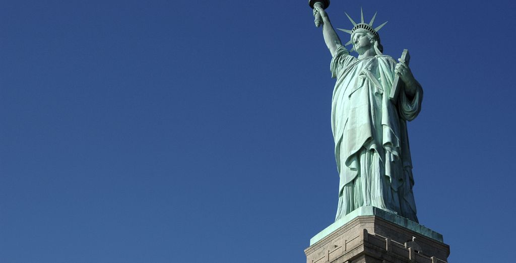 Photographie de la statue de la Liberté à New York, Etats-Unis