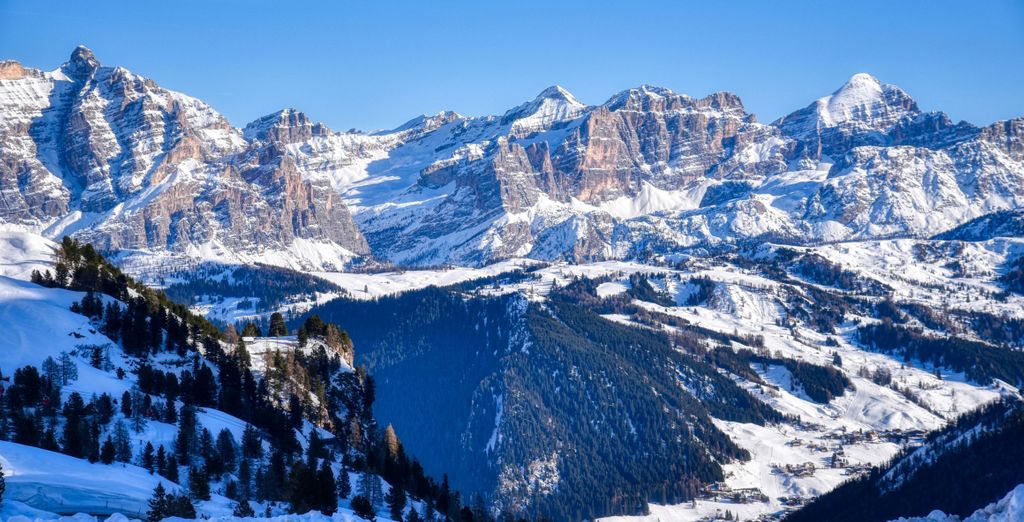 Vista panoramica Dolomiti