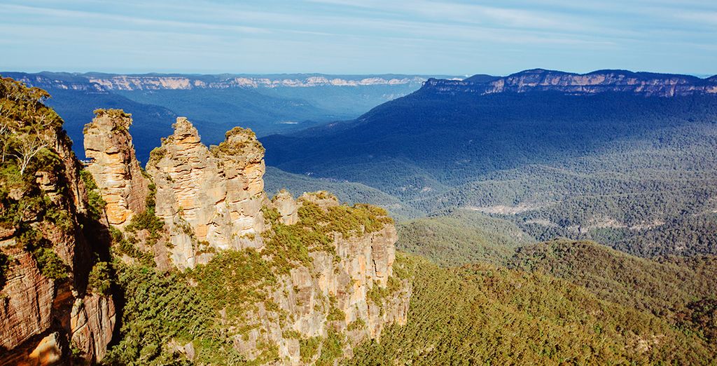 Fotografia del Blue Mountain Nature Park in Australia e dei suoi paesaggi mozzafiato