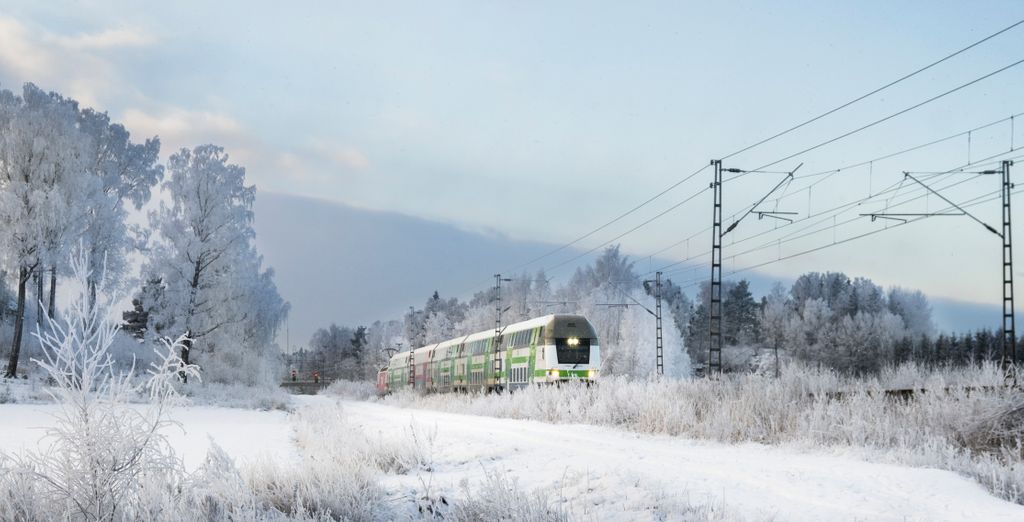 Finlandia in treno con pernottamento allo Snow Hotel