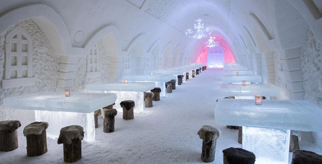 Finlandia in treno con pernottamento allo Snow Hotel