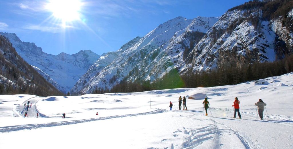 Paesaggio delle Alpi nel cuore del Parco Nazionale del Gran Paradiso