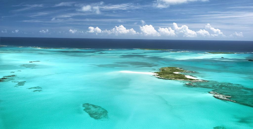 Fotografia delle Bahamas dall'alto