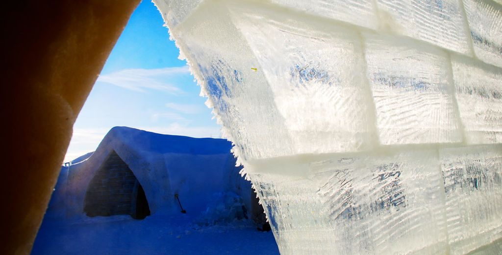 Lapponia, stelle ed Igloo