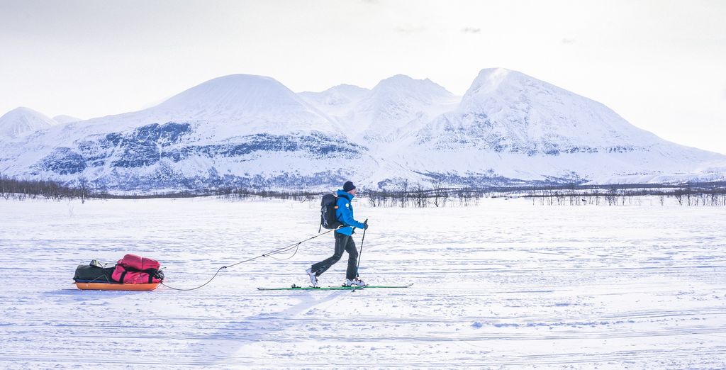 Alla scoperta della Lapponia in kite ski