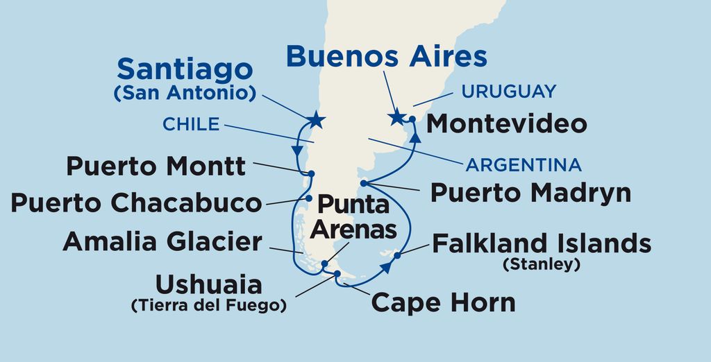 Terra del Fuoco e Penisola Antartica in crociera 