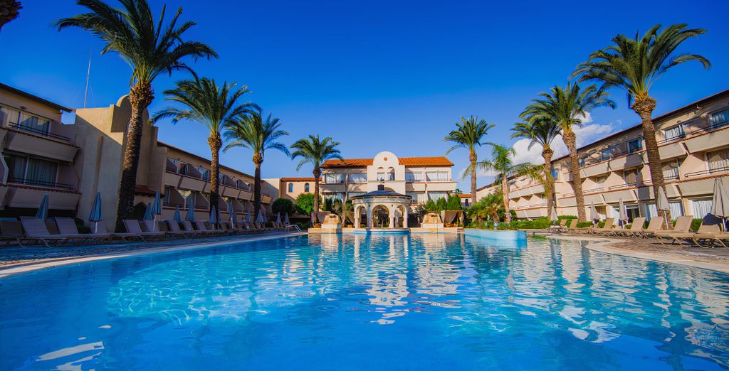 Adults-only hotel pool in Ayia Napa