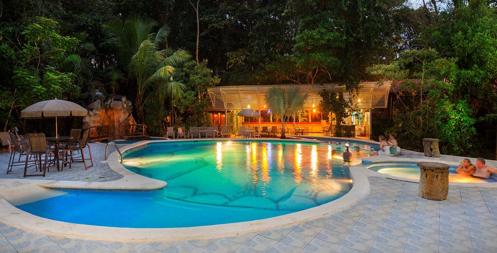 Evergreen Lodge Hotel in the Tortuguero Nation Park in Costa Rica
