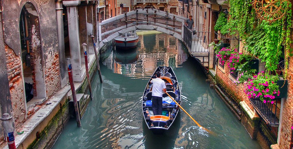 Enjoy a peaceful gondola ride