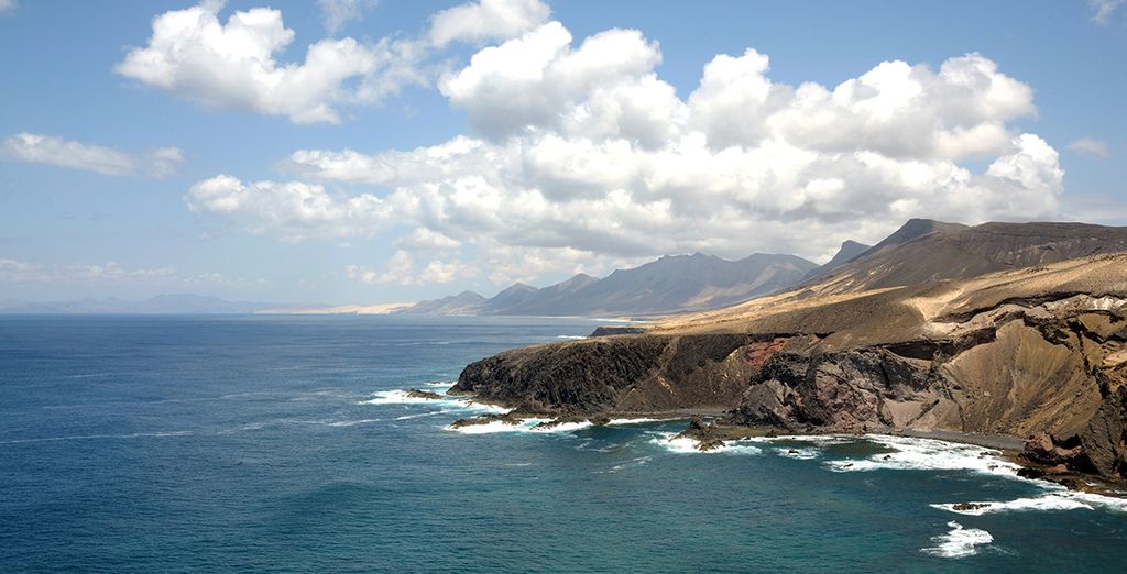 The rocks of Ajuy in Fuerteventura