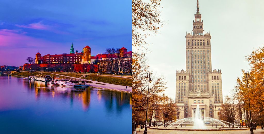 Warsaw skyline and Old Town