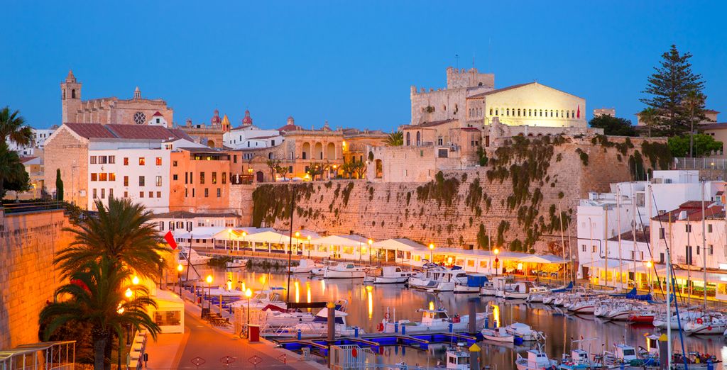 The old town of Ciutadella in Menorca