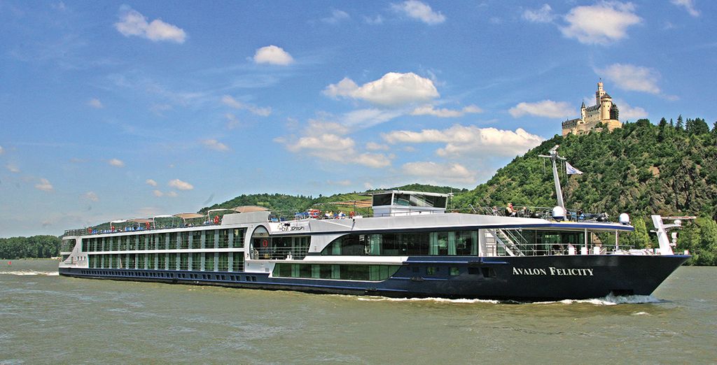 Scenic canal view in Amsterdam