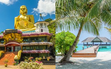 Tour Sri Lanka 5 notti + Palm Beach Island Resort & Spa 4* alle Maldive