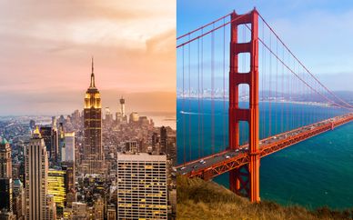 Sanctuary Hotel New York 4* & Hilton Financial District San Francisco 4*