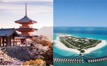 Rundreise in Eigenregie in Japan & Brennia Kottefaru Maldives 5*