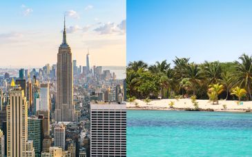 Kombireise: New York Hilton Midtown 4* & Dreams Sapphire Resort & Spa 5*