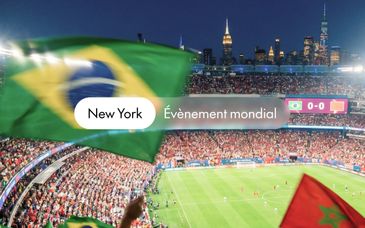 Brésil - Maroc en Coupe du Monde le 14/06/26 et séjour au Radio Hotel 4*
