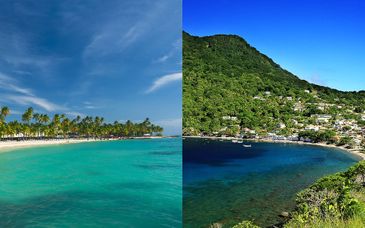 Combiné Guadeloupe et île de la Dominique