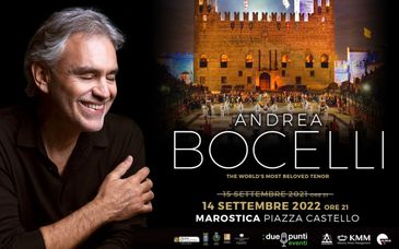 Hotel Viest 4* con concerto di Andrea Bocelli a Marostica