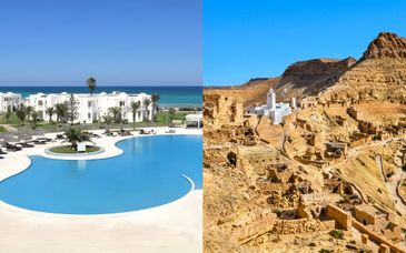 Discover Tunisia: Vincci Helios Beach Hotel 4* & desert camp stay