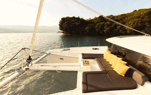 ¡Bienvendio a bordo del Catamarán Lagoon 46!