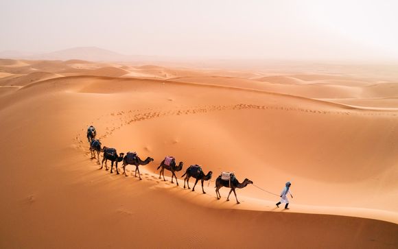 Circuito semi-privado por el Atlas, gargantas y el desierto