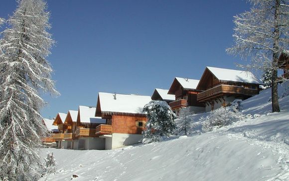 Comodidad en un chalet a pie de las montañas nevadas