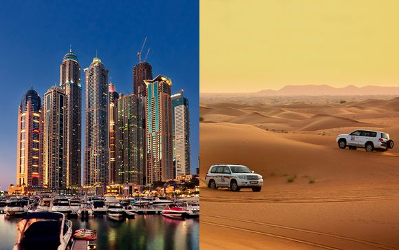 Lujo con safari por el desierto, crucero y vuelos
