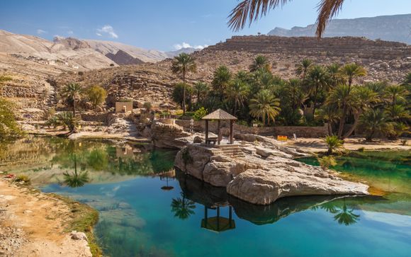 Excursion d'une journée à la découverte du Wadi Shab (déjeuner inclus) pour les séjours en 7 nuits