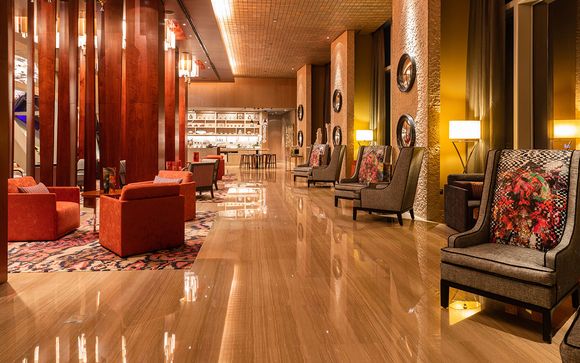 Poussez les portes de l'hôtel Andaz Capital Gate 5* a concept by Hyatt à Abu Dhabi
