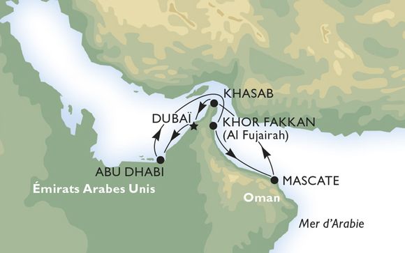 Votre croisière en un clin d'oeil