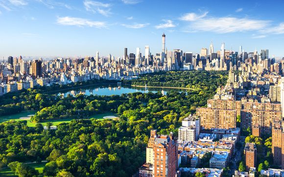 Photographie de Central Park et de la ville de New York, Etats-Unis