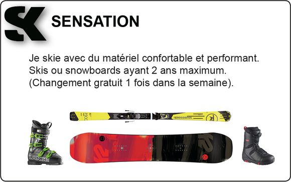 La location de matériel de ski 