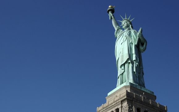 Photographie de la statue de la Liberté à New York, Etats-Unis