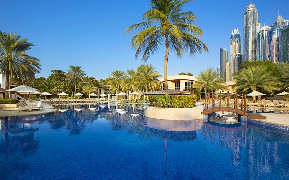 Luxe oriental sur la plage tendance de la ville