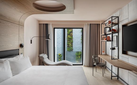 Entrez dans votre chambre King Premium...