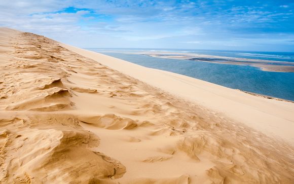 Baptème au-dessus du bassin d'Arcachon