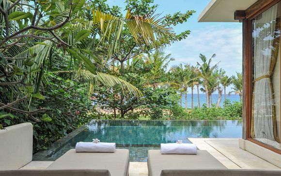 Poussez les portes de l'hôtel Komaneka at Keramas Beach 5*