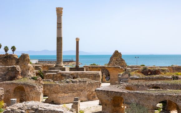 Un'escursione di un’intera giornata a Tunisi (Tunisi, Cartagine e Sidi Bou Said) per persona per soggiorno (per soggiorni a partire da 5 notti)