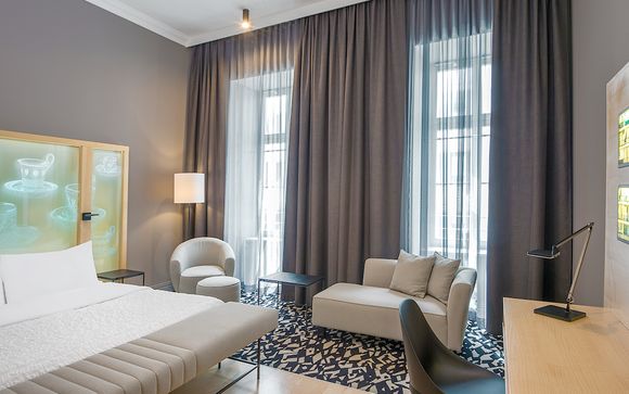 Cultura e benessere in design hotel 5* in centro