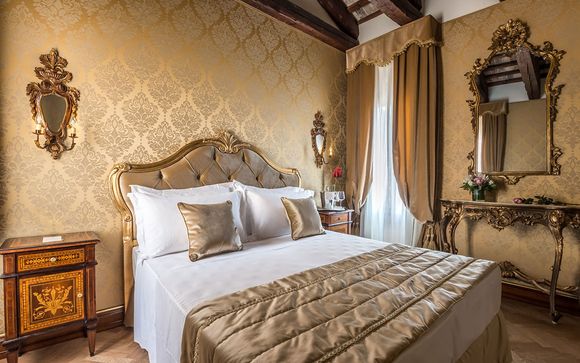 Nobile palazzo veneziano con giardino nel cuore della città