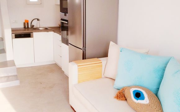 Blue and White Suites