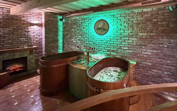 Een uur in de spa met een bierbubbelbad